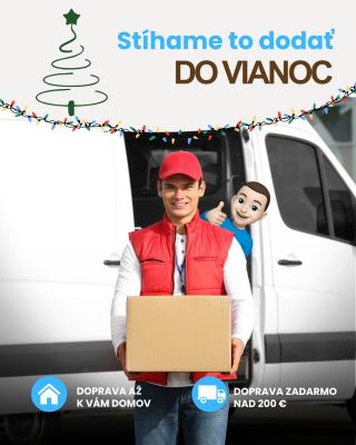 Postaráme sa o to, aby vaša objednávka dorazila bezpečne a hlavne včas pod vianočný stromček. 🎄 Na našom e-shope nájdete...